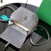 GOYARD Goyardine Calfskin Mini Alpin Backpack gray