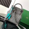 GOYARD Goyardine Calfskin Mini Alpin Backpack gray