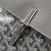 GOYARD Goyardine Calfskin Mini Alpin Backpack gray
