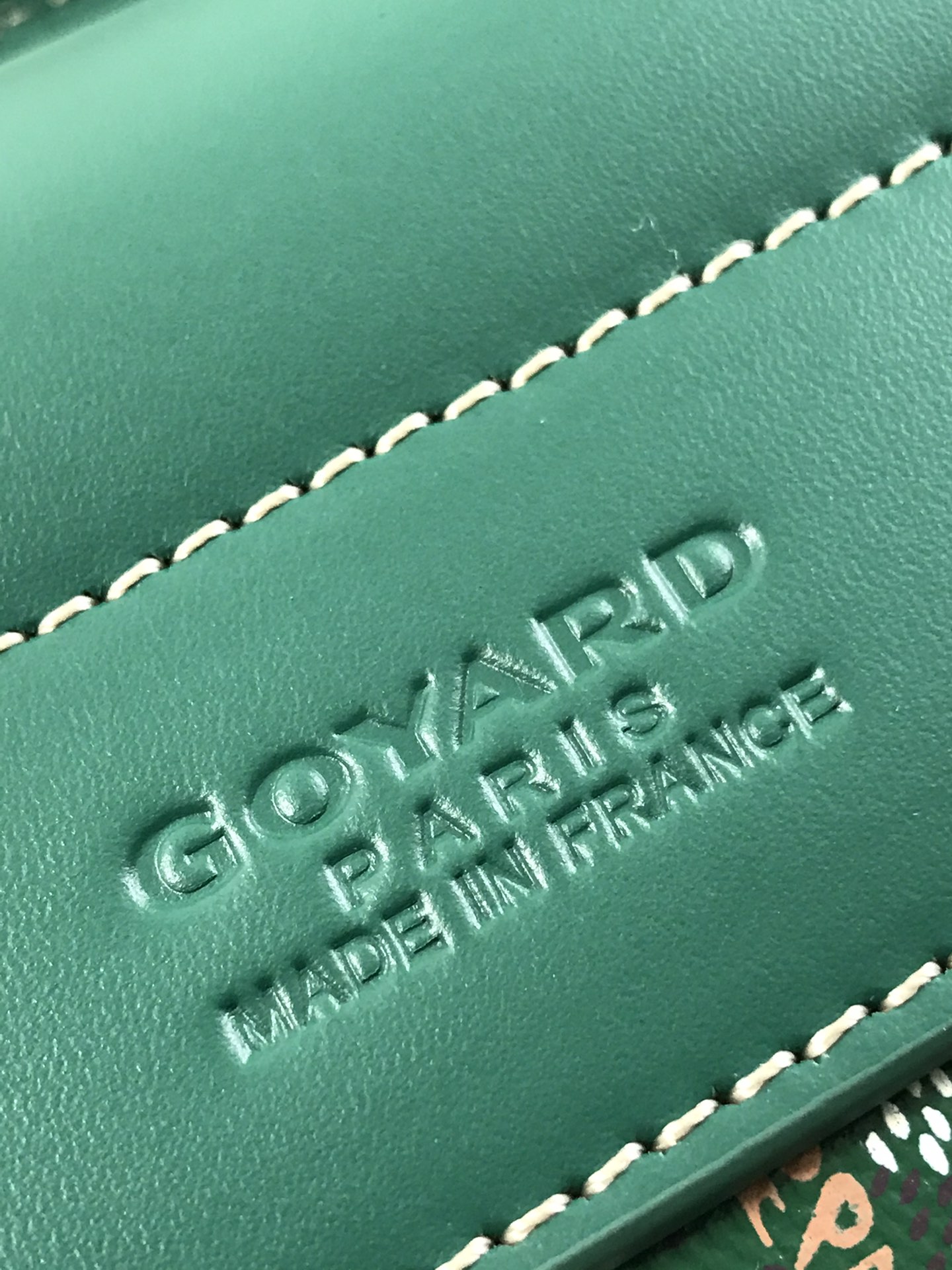 GOYARD Goyardine Citadin Messenger green 339878 |