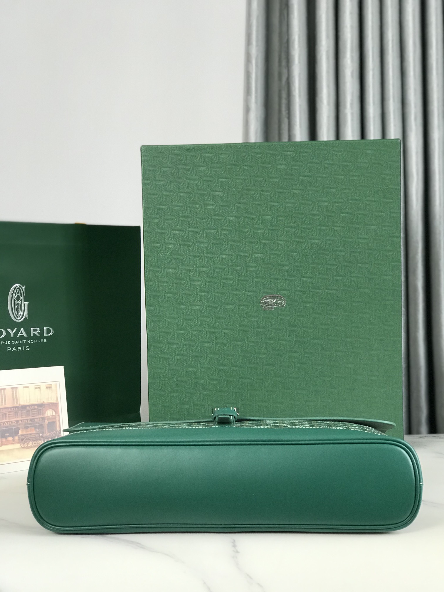 GOYARD Goyardine Citadin Messenger green 339878 |
