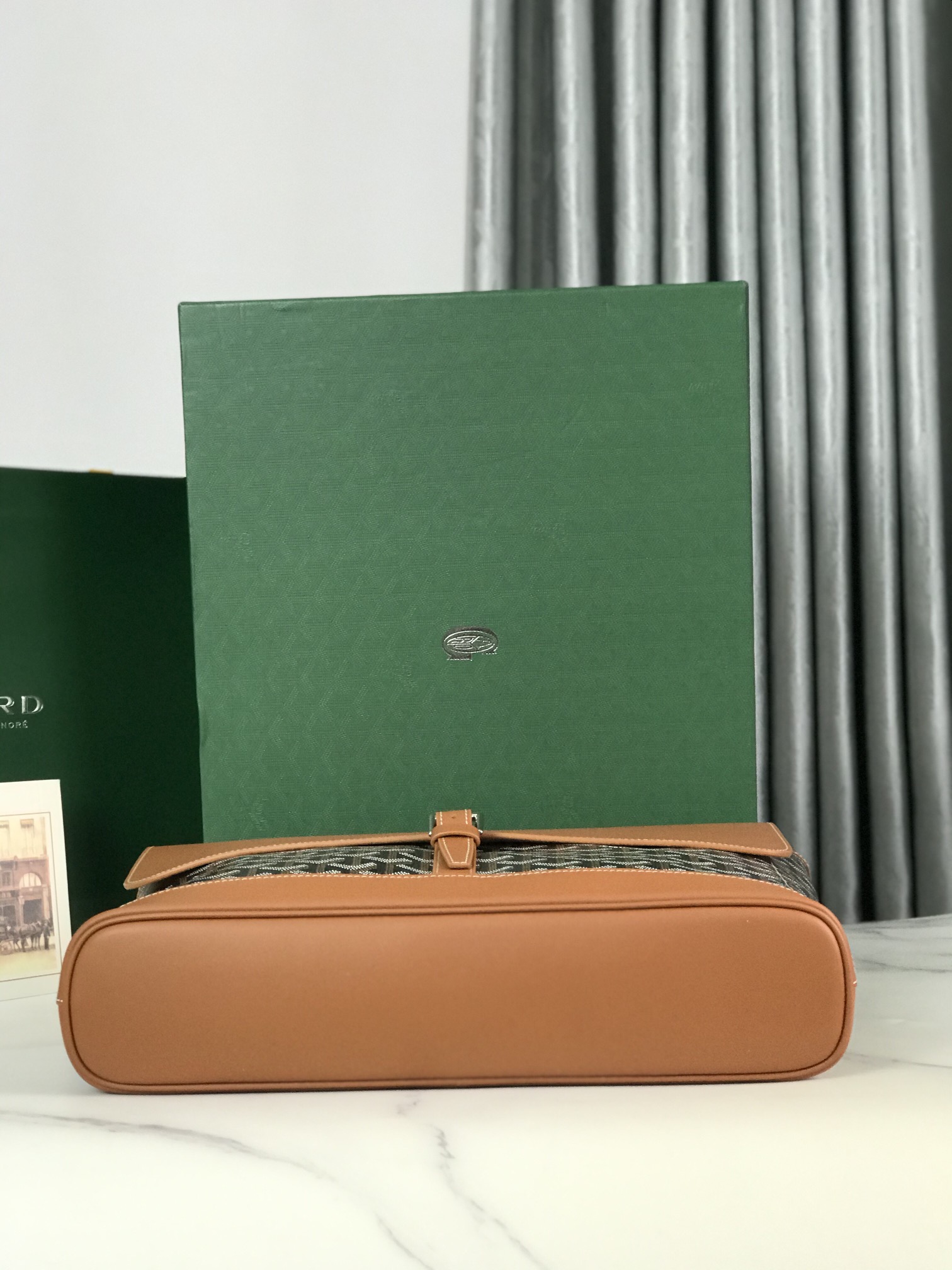 GOYARD Goyardine Citadin Messenger Black Gold 339878 |