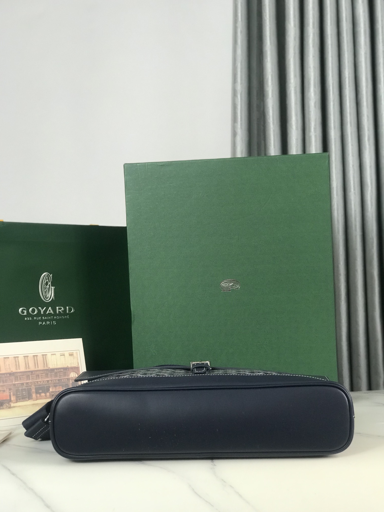 GOYARD Goyardine Citadin Messenger Navy 1043053 |