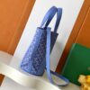 Goyard Goyardine Belharra PM Iris Tote Palladium bag blue