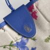 Goyard Goyardine Belharra PM Iris Tote Palladium bag blue