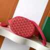 Goyard Goyardine Belharra PM Fuchsia Tote Palladium bag red