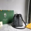 Goyard black Goyardine Coated Canvas and Leather ...