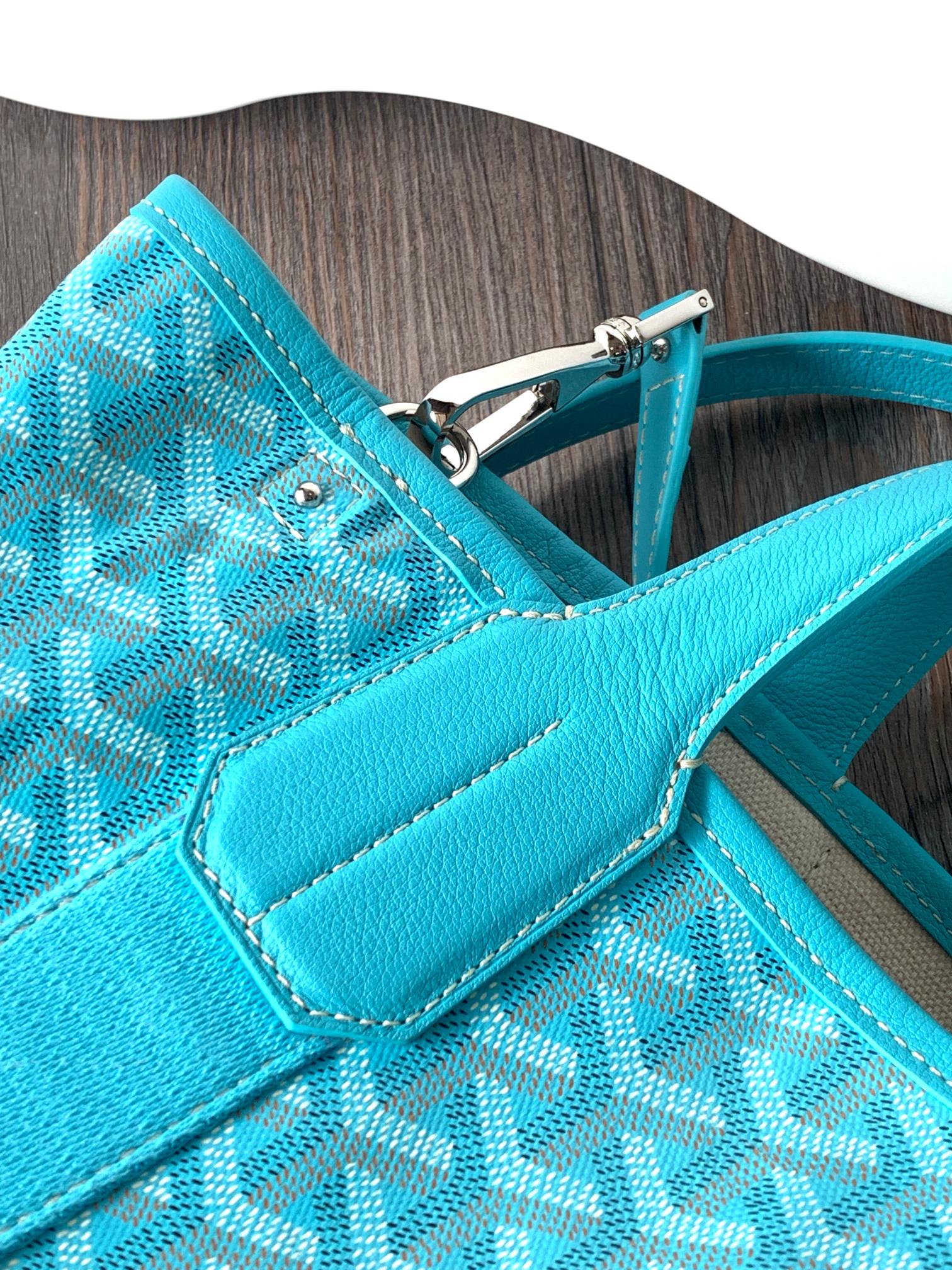 GOYARD Goyardine Belharra PM Bleu Turquoise 1635272