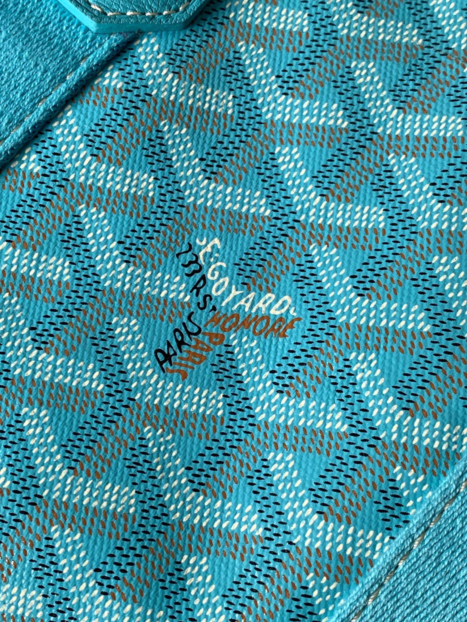 GOYARD Goyardine Belharra PM Bleu Turquoise 1635272