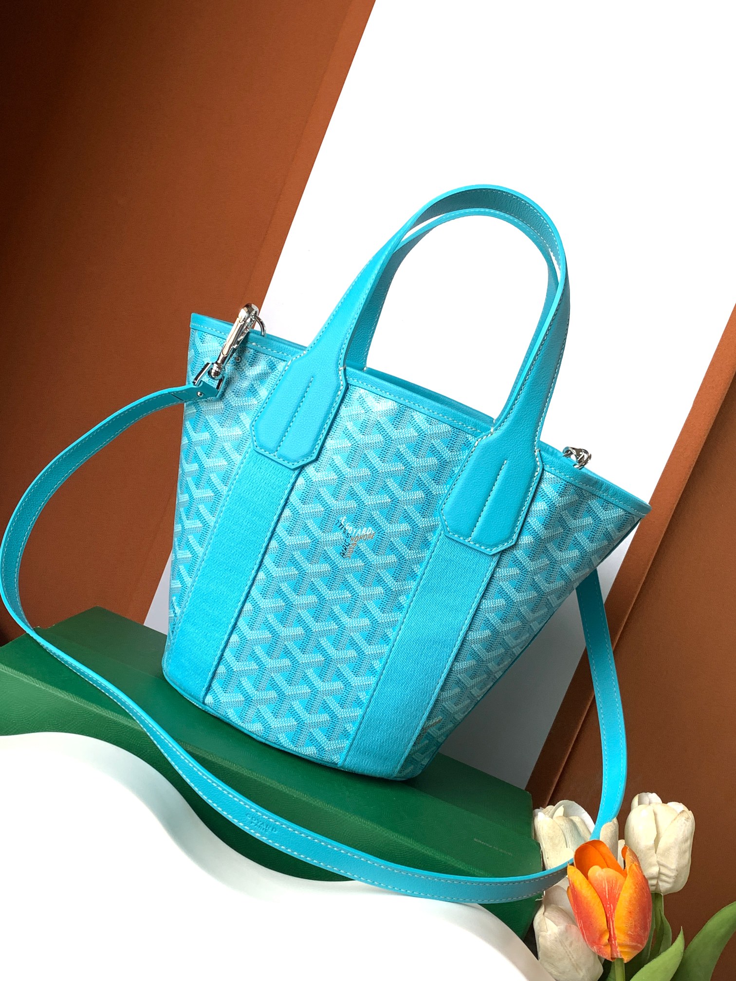 GOYARD Goyardine Belharra PM Bleu Turquoise 1635272