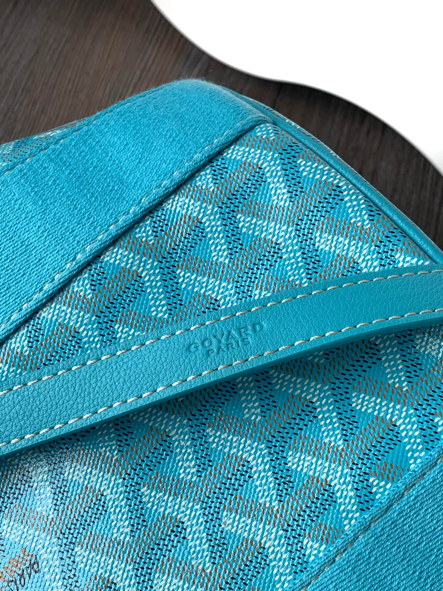 GOYARD Goyardine Belharra PM Bleu Turquoise 1635272