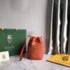 Goyard orange Goyardine Coated Canvas and Leather ...