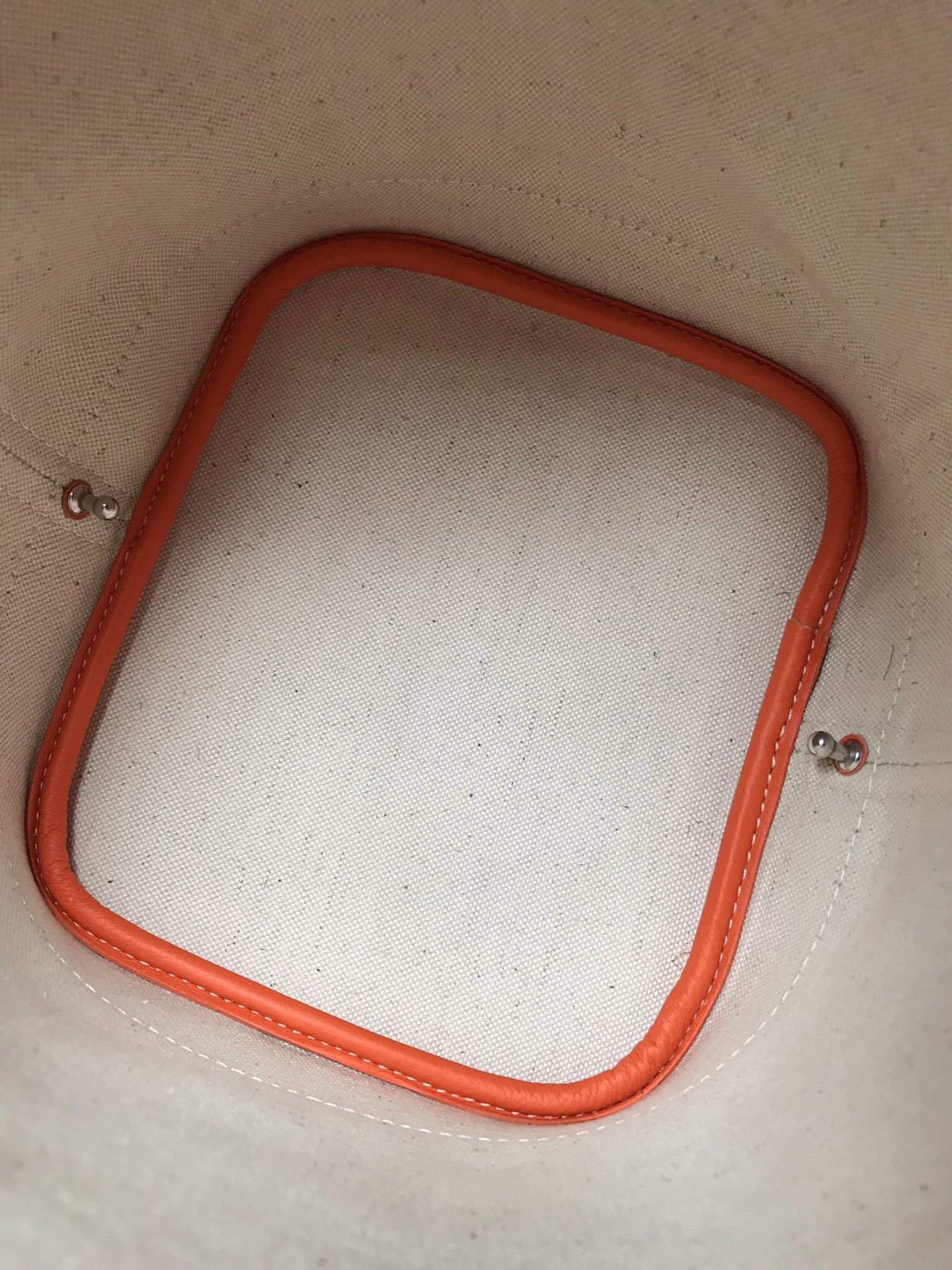 Goyard orange Goyardine Coated Canvas and Leather ...