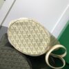 Goyard Goyardine Sand Belharra PM Tote Palladium bag white