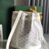 Goyard white Goyardine Coated Canvas and Leather ...