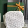 Goyard white Goyardine Coated Canvas and Leather ...