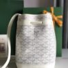 Goyard white Goyardine Coated Canvas and Leather ...