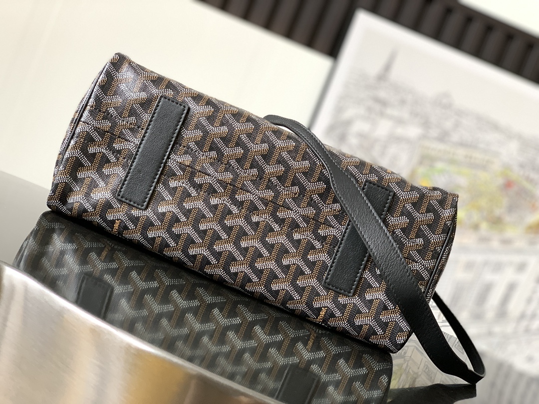 GOYARD Goyardine Rouette PM black brown 1423460