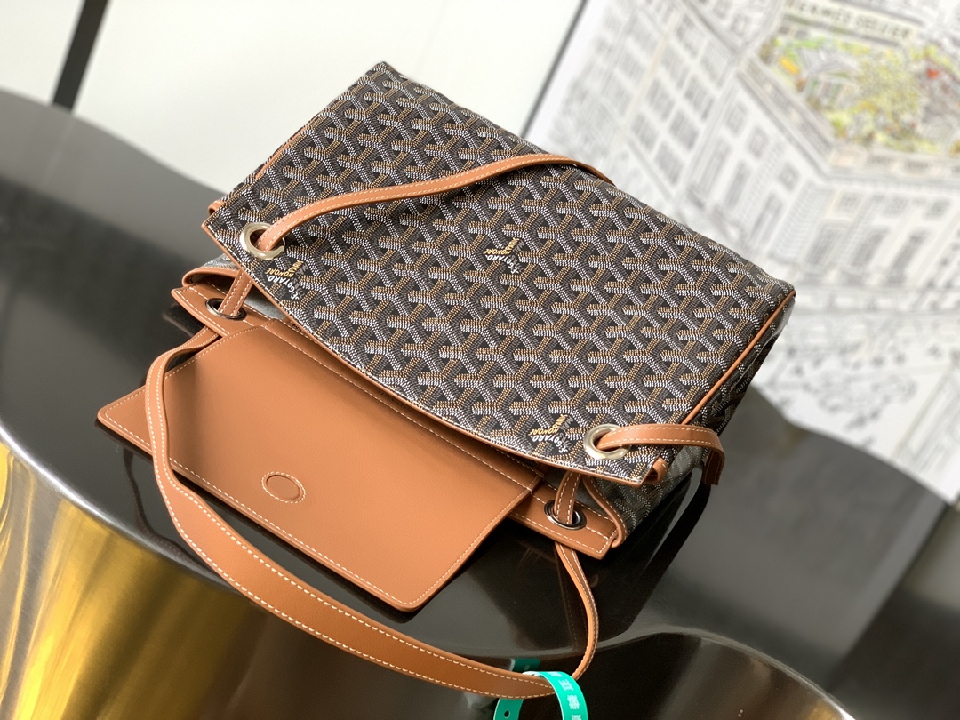 GOYARD Goyardine Rouette PM brown 1423460