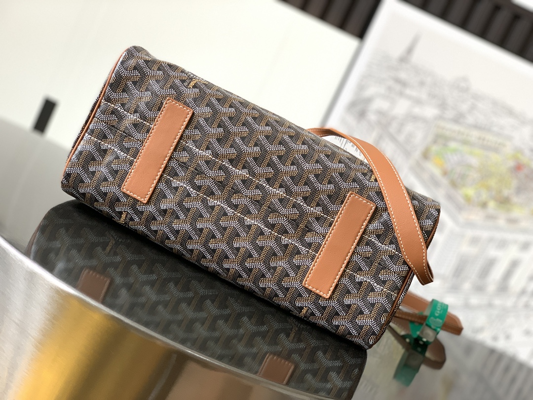 GOYARD Goyardine Rouette PM brown 1423460