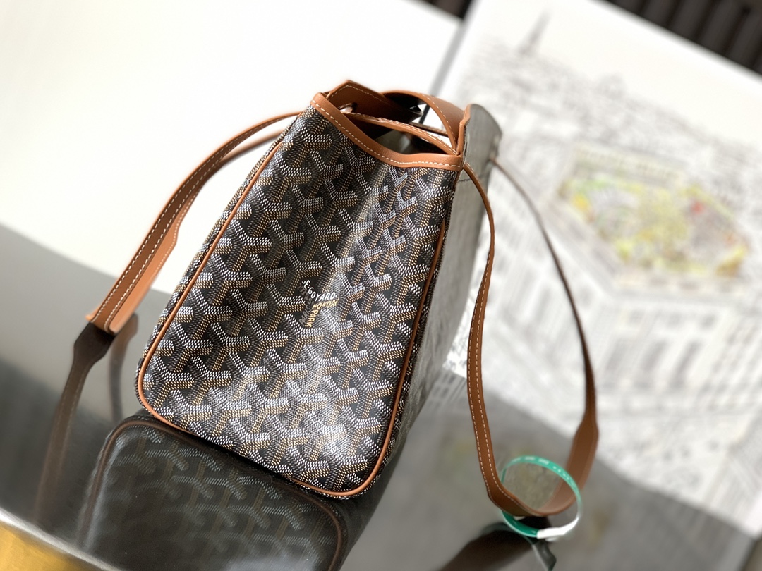 GOYARD Goyardine Rouette PM brown 1423460