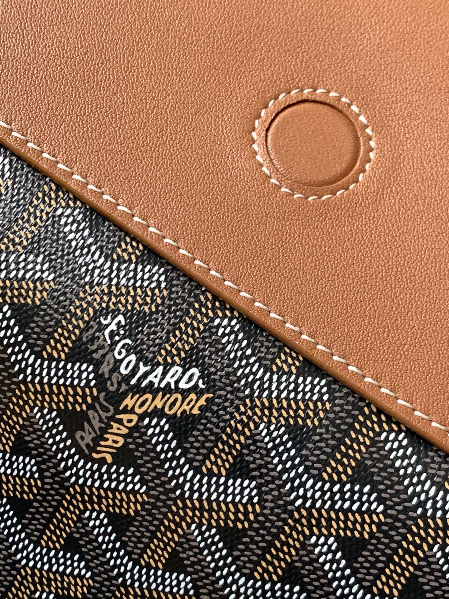 GOYARD Goyardine Rouette PM brown 1423460