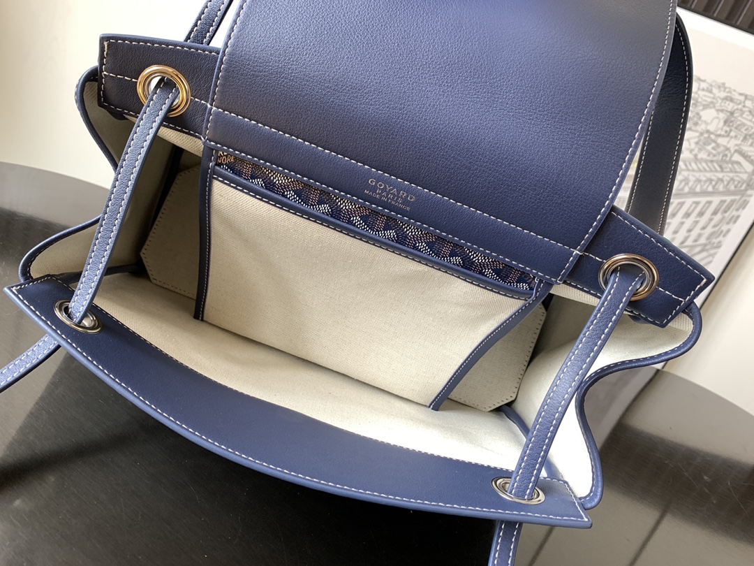GOYARD Goyardine Rouette PM blue navy 1423460