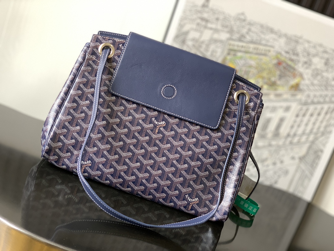 GOYARD Goyardine Rouette PM blue navy 1423460