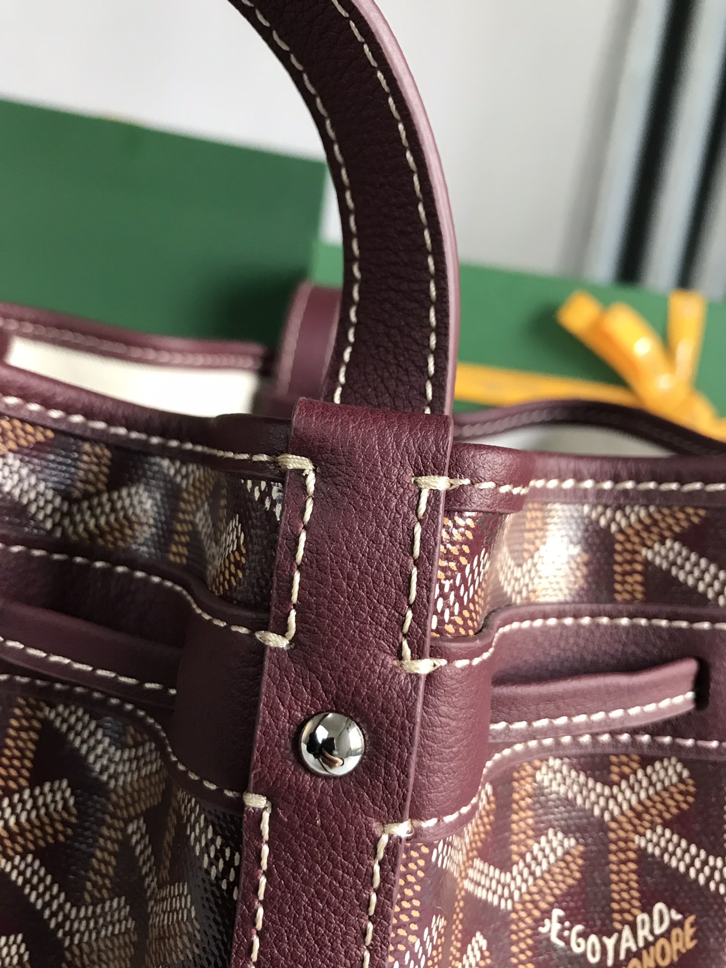 Goyard brown Goyardine Coated Canvas and Leather ...