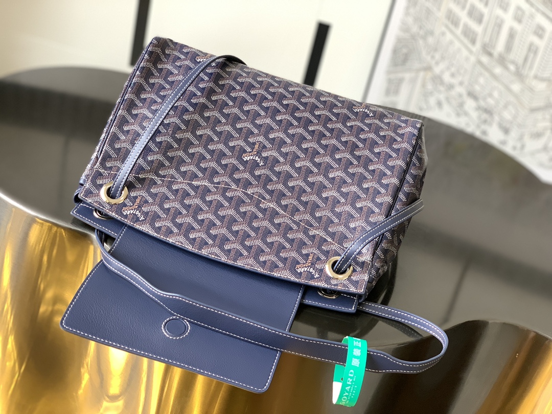 GOYARD Goyardine Rouette PM blue navy 1423460