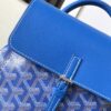 GOYARD Goyardine Calfskin Mini Alpin Backpack blue