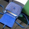 GOYARD Goyardine Calfskin Mini Alpin Backpack blue