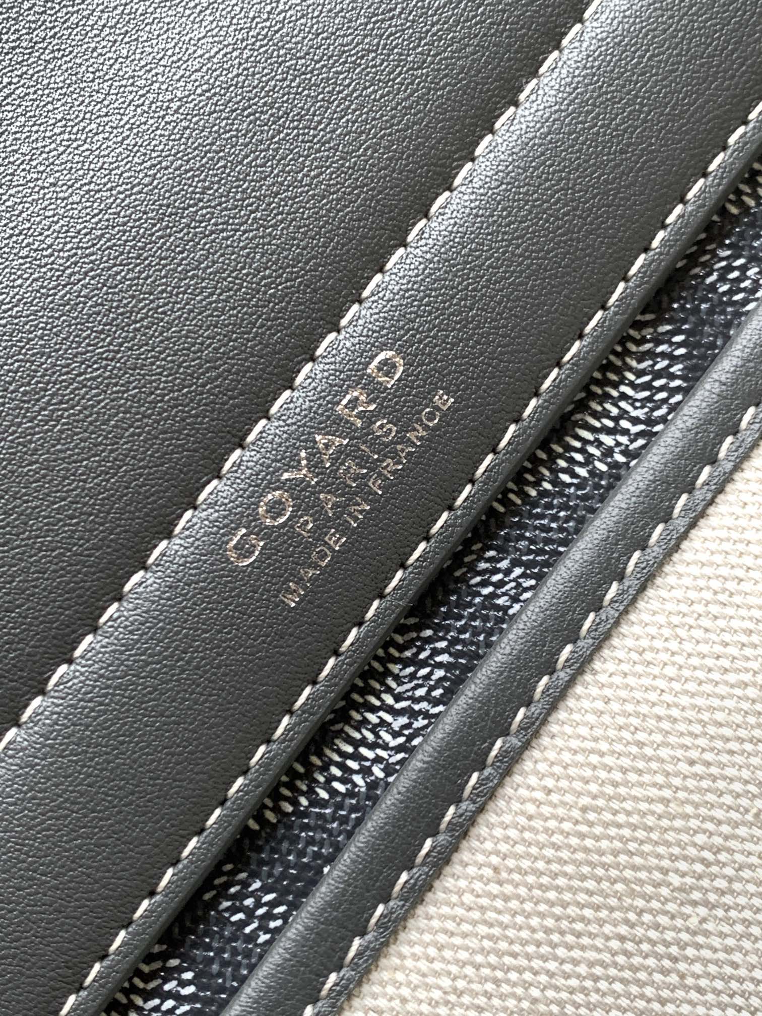 GOYARD Goyardine Rouette PM gray1423460