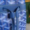 Goyard Blue Goyardine Coated Canvas and Leather ...