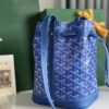 Goyard Blue Goyardine Coated Canvas and Leather ...