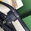Goyard Navy Blue Goyardine Coated Canvas and Leather ...