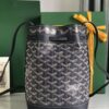Goyard Navy Blue Goyardine Coated Canvas and Leather ...