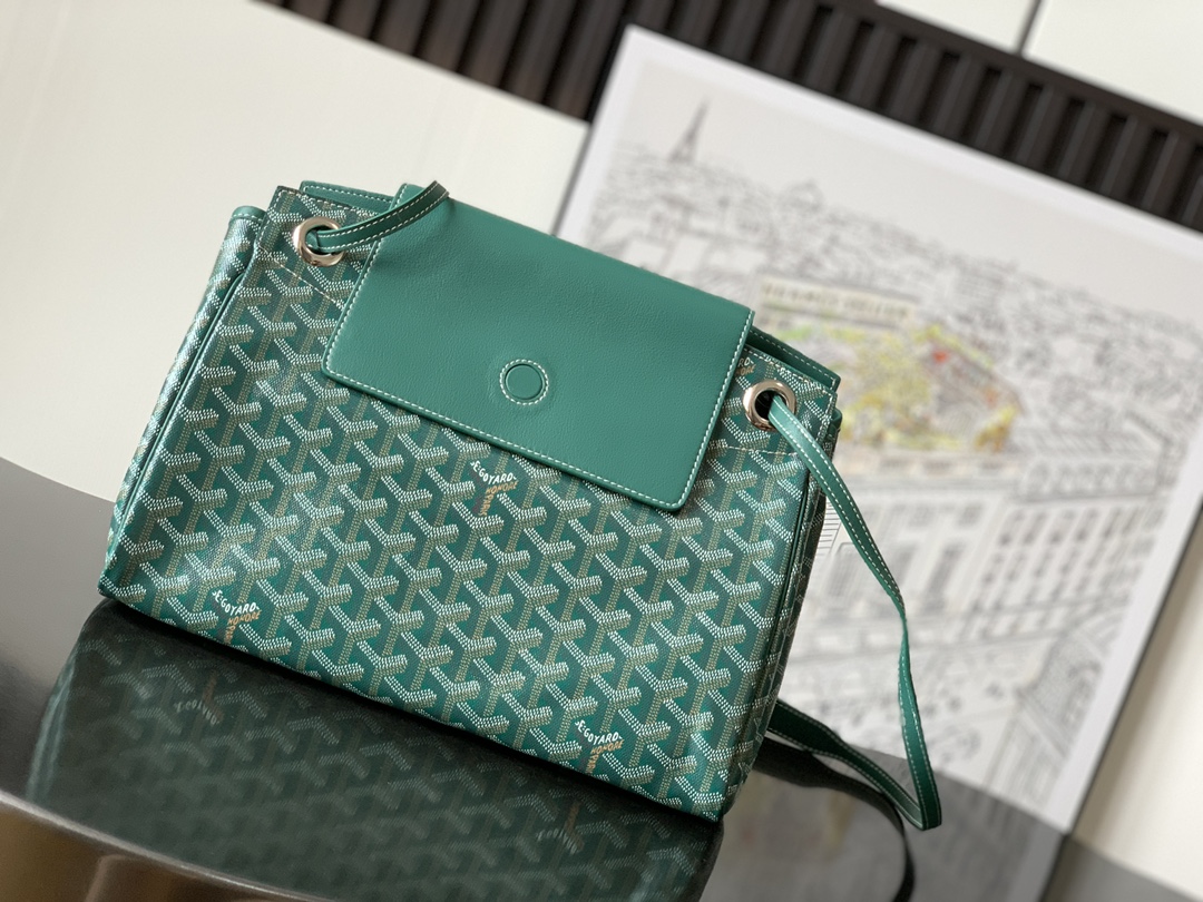GOYARD Goyardine Rouette PM green1423460