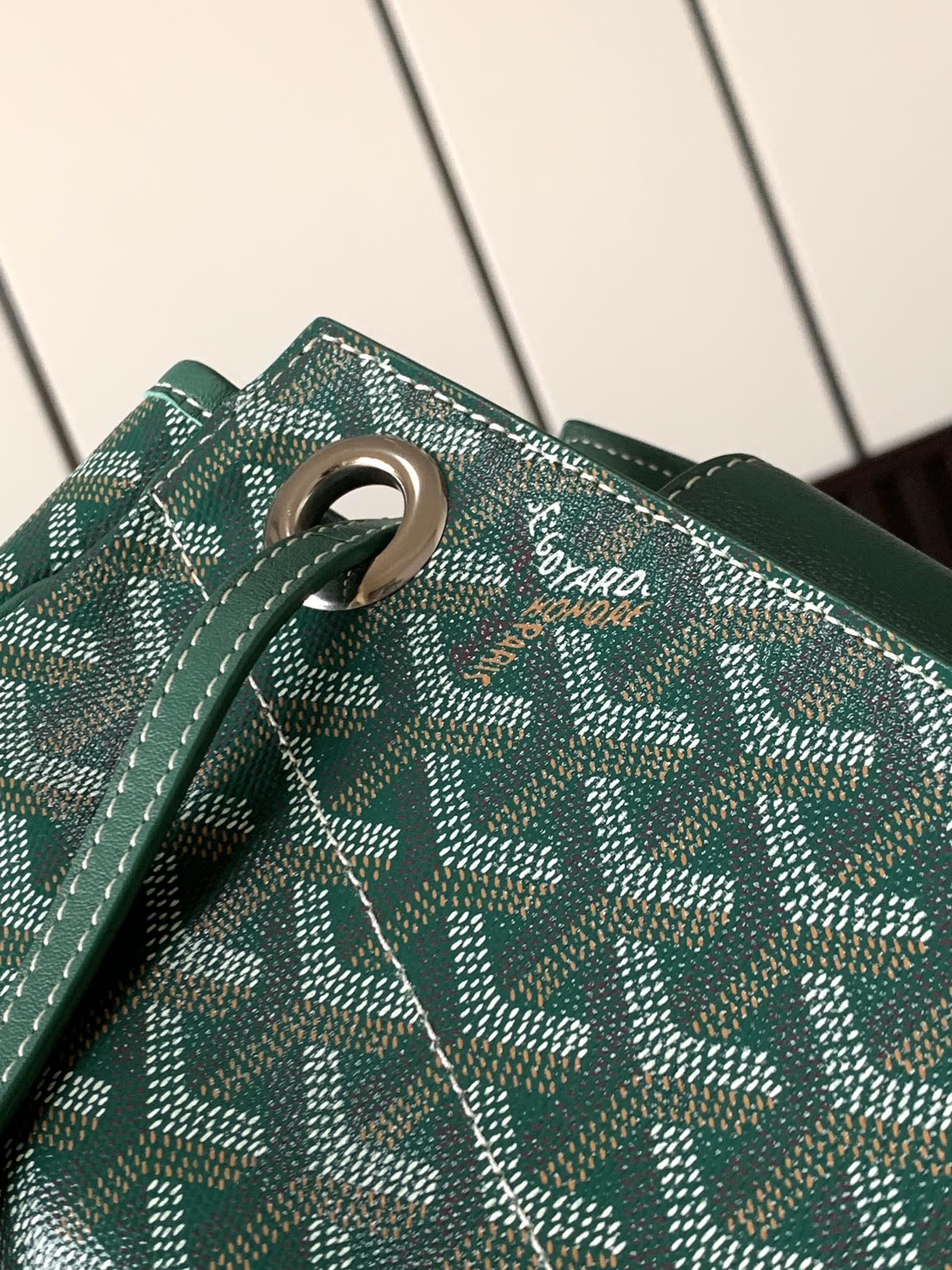 GOYARD Goyardine Rouette PM green1423460
