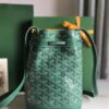 Goyard green Goyardine Coated Canvas and Leather ...