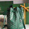 Goyard green Goyardine Coated Canvas and Leather ...