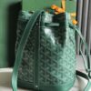 Goyard green Goyardine Coated Canvas and Leather ...