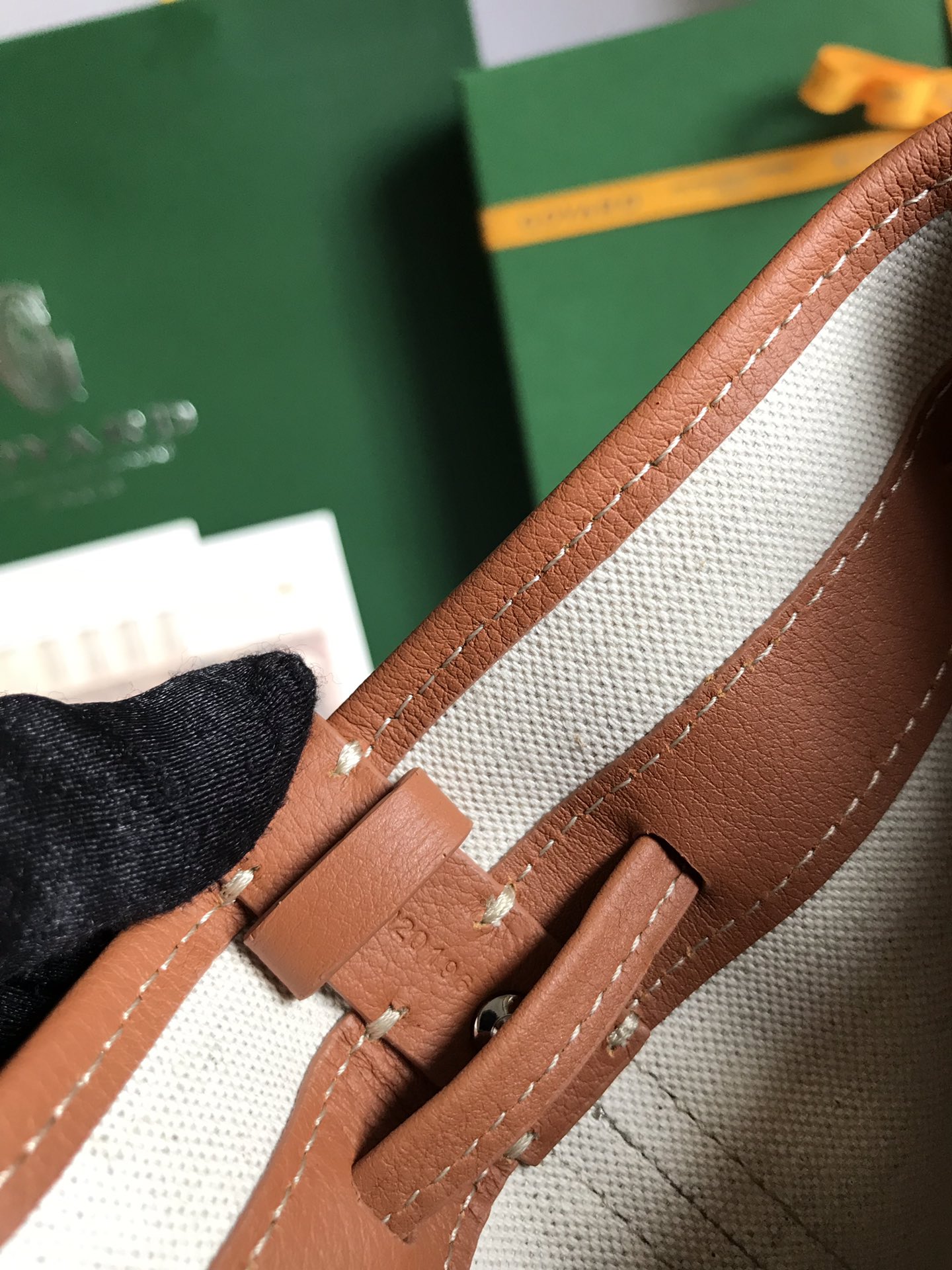 Goyard brown Goyardine Coated Canvas and Leather ...