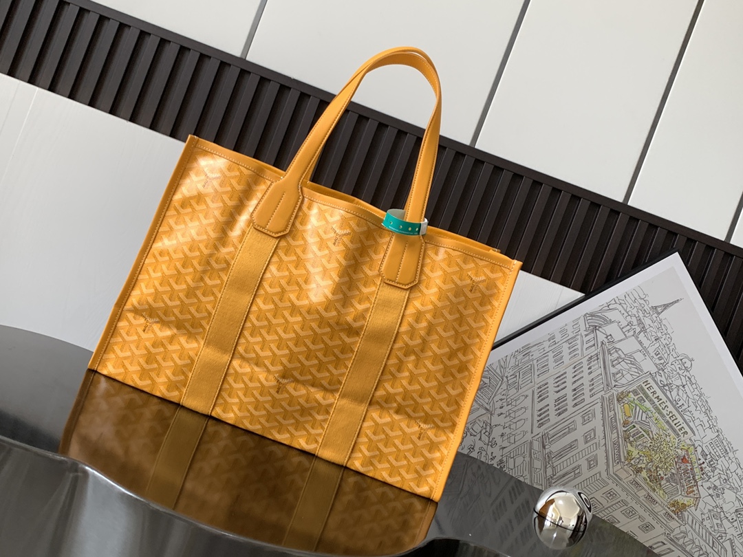 GOYARD Goyardine Villette Tote Bulldog orange 826961 |