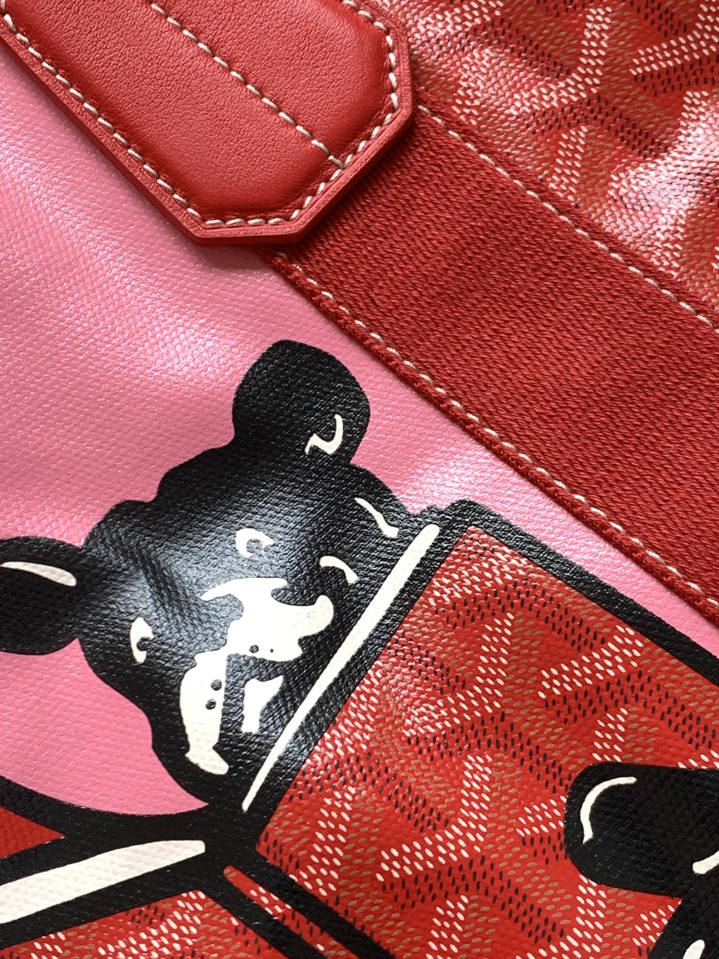 GOYARD Goyardine Villette Tote Red 826961 |