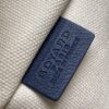Goyard Navy Blue Chevron Print Coated Canvas Bulldog Villette MM Tote