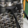 Goyard black Goyardine Coated Canvas and Leather ...
