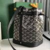 Goyard black Goyardine Coated Canvas and Leather ...