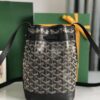 Goyard black Goyardine Coated Canvas and Leather ...