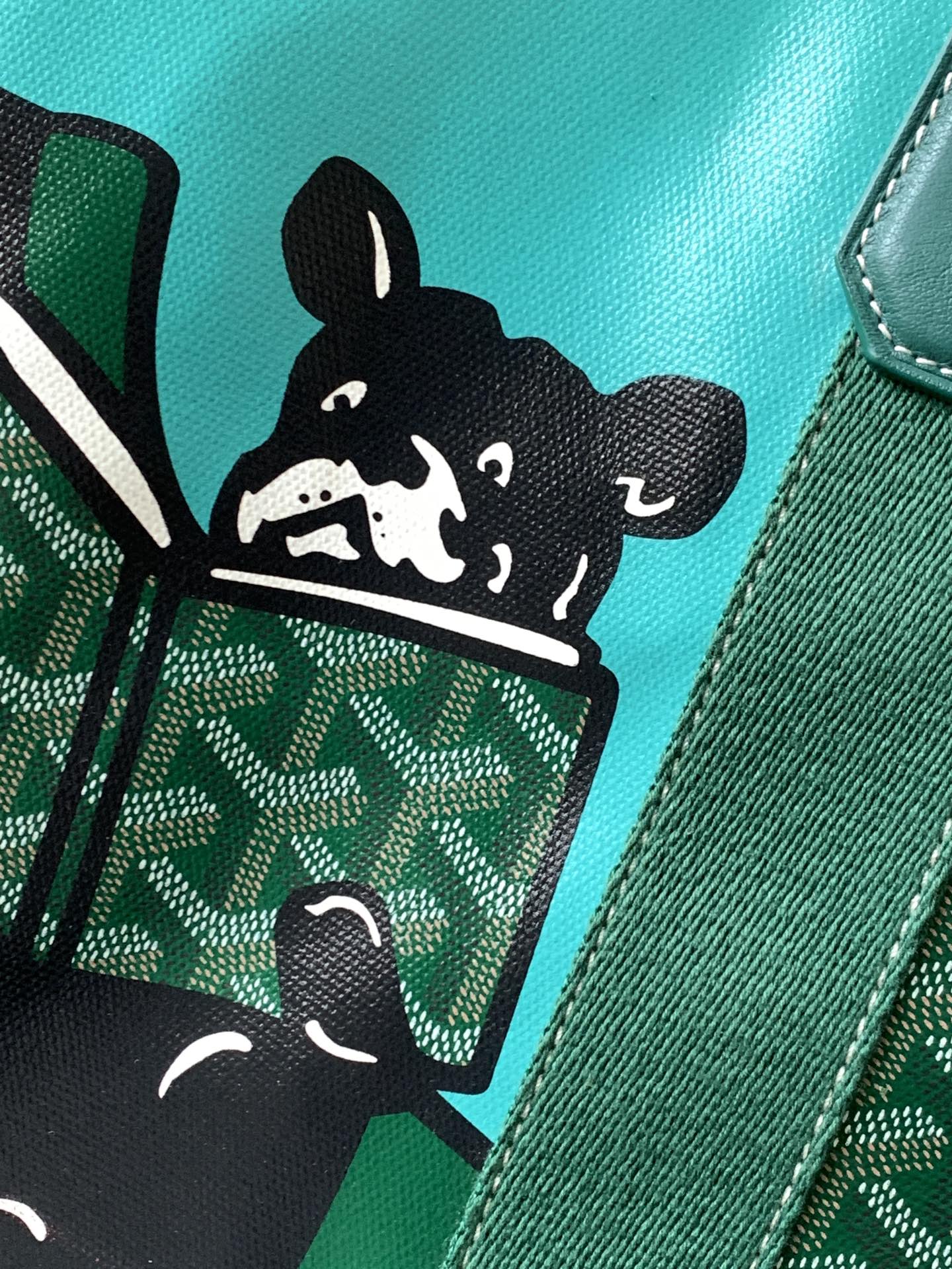 GOYARD Villette Marquee French Bulldog Tote Bag